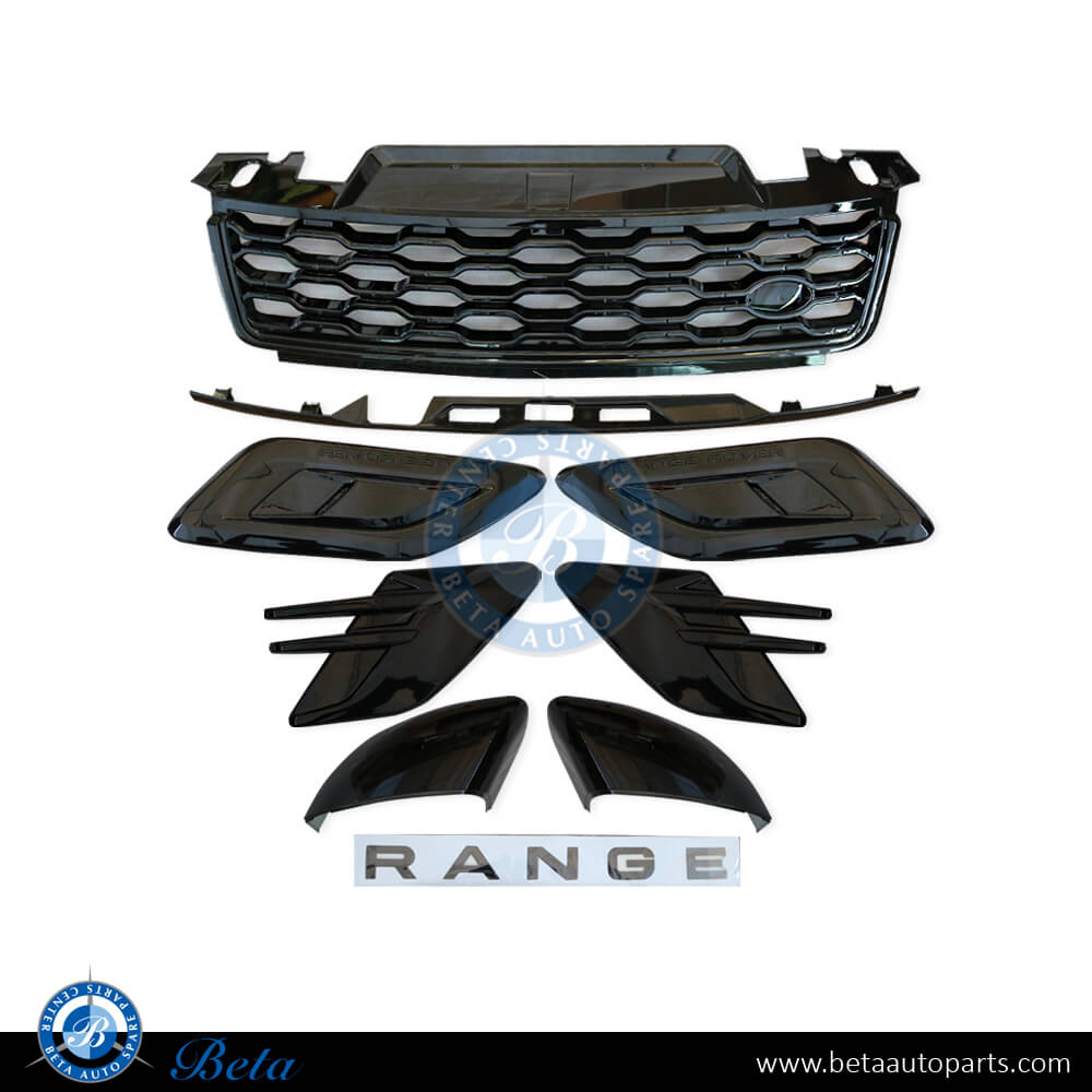 Strip Kit Upgrade to SVR Black Edition for Range Rover Sport 2018-Up models, Part Number LR044149 Strip Kit Upgrade to SVR Black Edition for Range Rover Sport 2018-Up models, Part Number LR044149